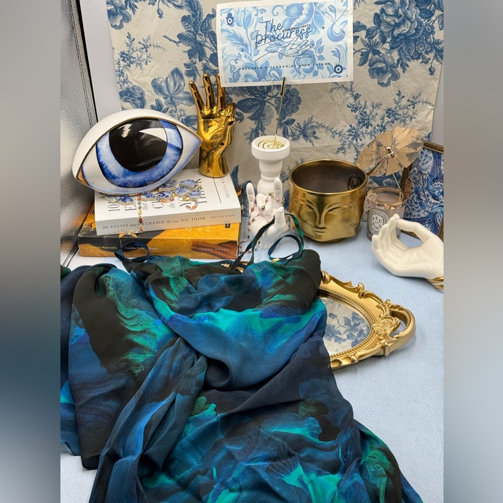 🆕 RAT & BOA 🧿 NWOT Rafinha Maxi Dress, Blue Green, Sz L US 8 - Picture 3 of 16